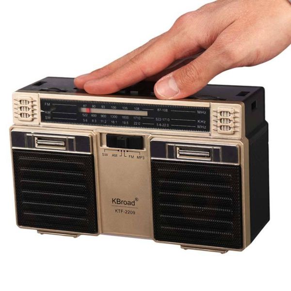 رادیو اسپیکر بلوتوثی خورشیدی کی برود KTF-2209