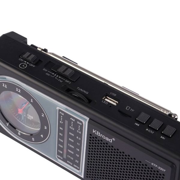 رادیو اسپیکر بلوتوثی خورشیدی کی برود KTF-2207