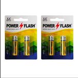 باتری قلمی پاور فلش مدل heavy duty بسته 4 عددی