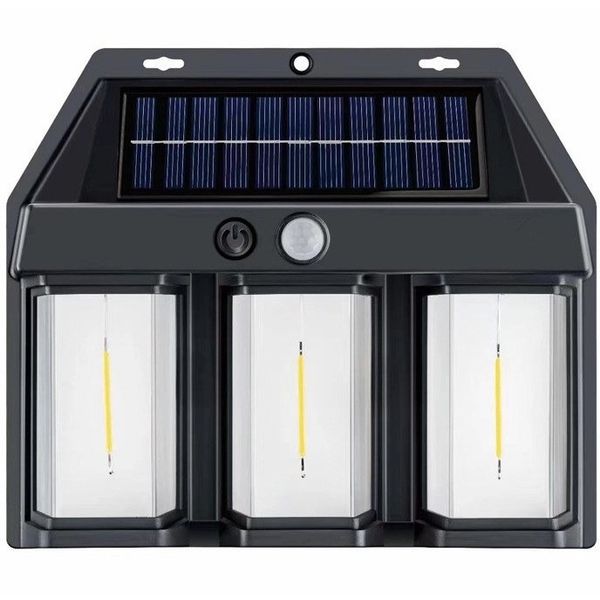 چراغ دیواری خورشیدی مدل CL3308 با حسگر حرکتی