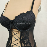 لباس خواب سه تیکه کاپدار و فنردار کد 465