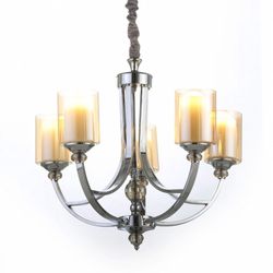 لوستر مدل مافروز سبک لهستانی شآخه سیلور