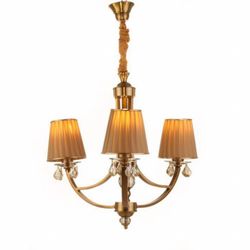 لوستر افروز سه شاخه مناسب برای اتاق خواب