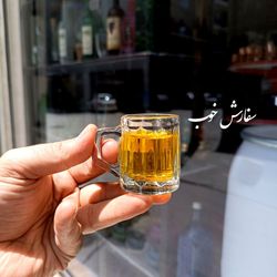 شات دسته دار  قهوه یا پیک