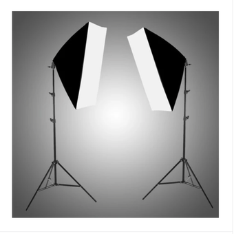 سافت باکس (نور ثابت) 10 هولدر لامپی سایز 60 در 90 با پایه