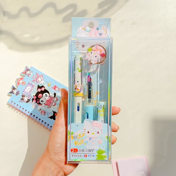 پک خودنویس و سرکلیدی طرح هلو کیتی کد 403