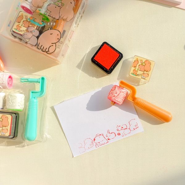 مهر غلتکی فانتزی طرح خرس مهربون