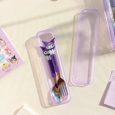 پک قاشق و چنگال فانتزی طرح کرومی