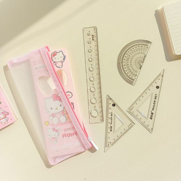 ست نقاله و گونیا شیشه ای طرح کرومی