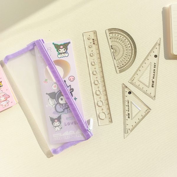 ست نقاله و گونیا شیشه ای طرح کرومی