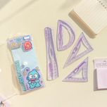 ست نقاله گونیا و خط کش طرح کارتونی