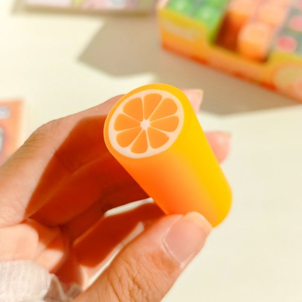 پاک کن استوانه ای طرح میوه ای