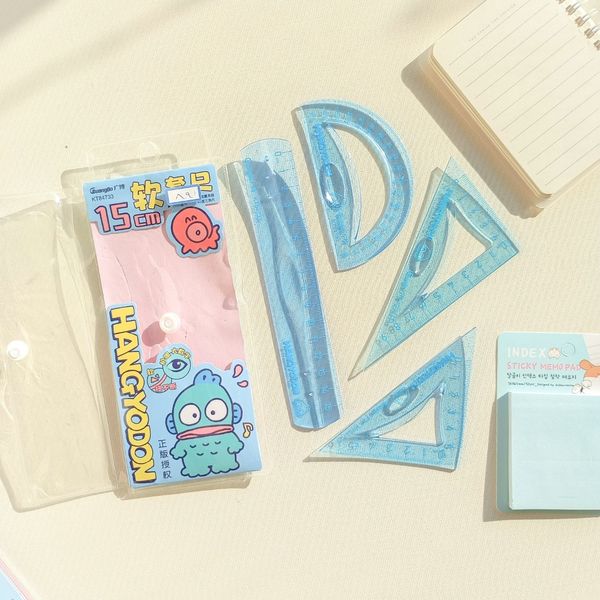 ست نقاله گونیا و خط کش طرح کارتونی