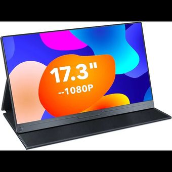 UPERFECT Portable Monitor 17.3 Inch FHD IPS – مانیتور همراه با صفحه‌نمایش بزرگ و طراحی قابل حمل