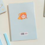 دفتر صفحه طرحدار دختر بازیگوش