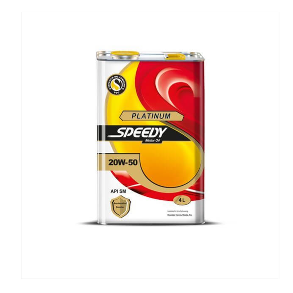 روغن موتور اسپیدی پلاتینیوم 20W50 SM حجم 4 لیتر