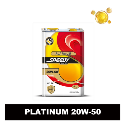 روغن موتور اسپیدی پلاتینیوم 20W50 SM حجم 4 لیتر