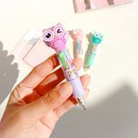 خودکار مینی چهار رنگ طرح جغد دانا