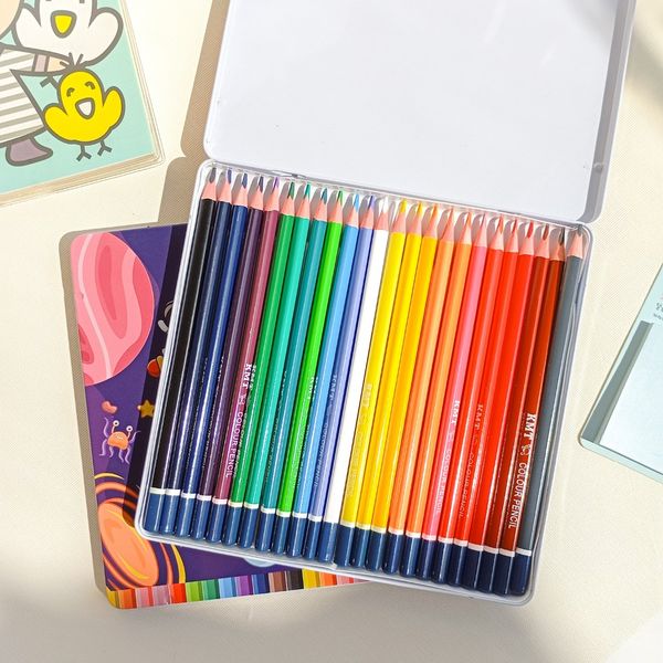 مداد رنگی 24 رنگ KMT مدل فضانورد