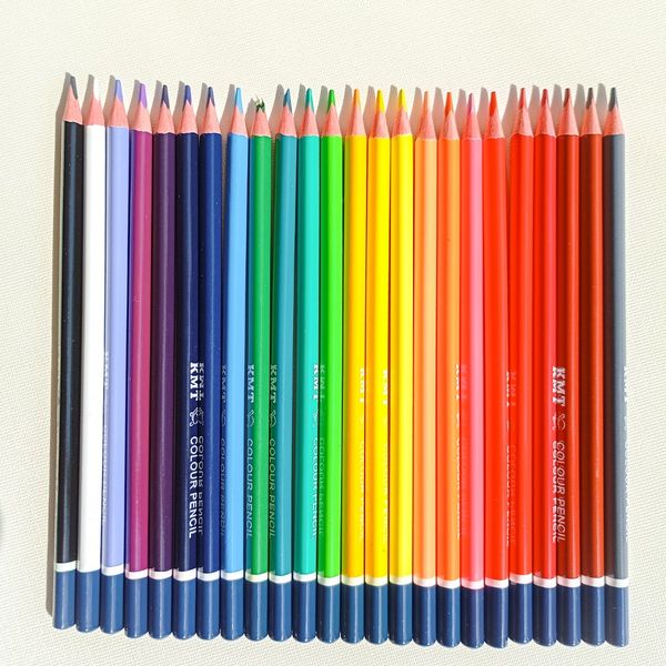 مداد رنگی 24 رنگ KMT مدل فضانورد