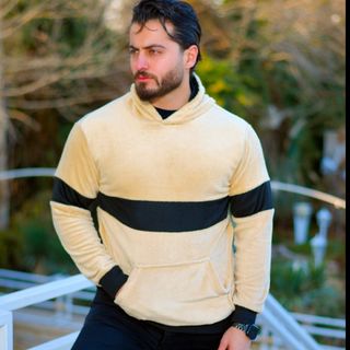 6216سویشرت مردانه تدی مدل Andrew (کرم)؛ نرمی و گرمای بی‌نظیر