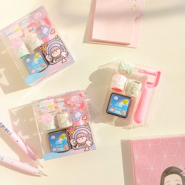 مهر غلتکی فضانورد صورتی