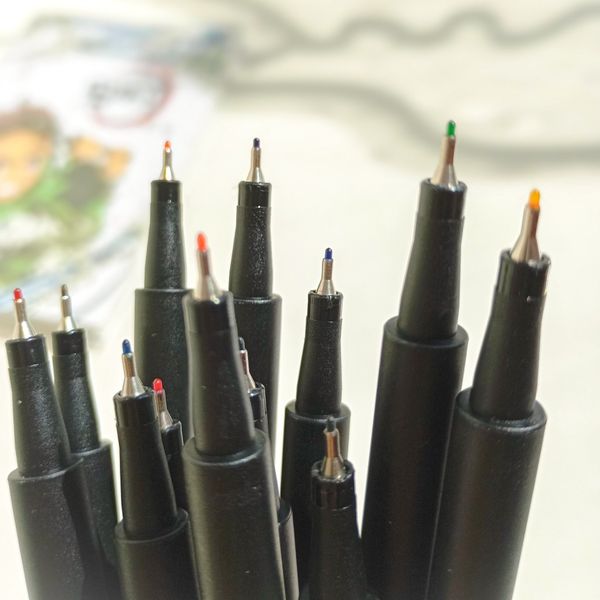 پک روان نویس نوک نمدی فاین لاینر - 12 رنگ