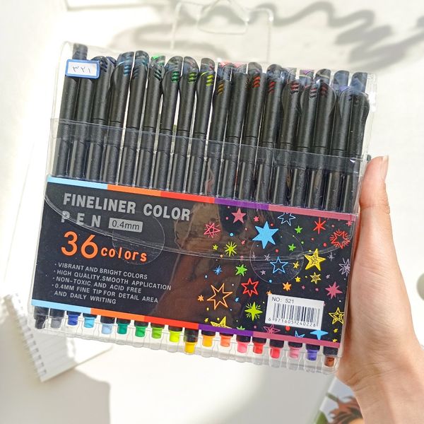 پک روان نویس نوک نمدی فاین لاینر - 36 رنگ