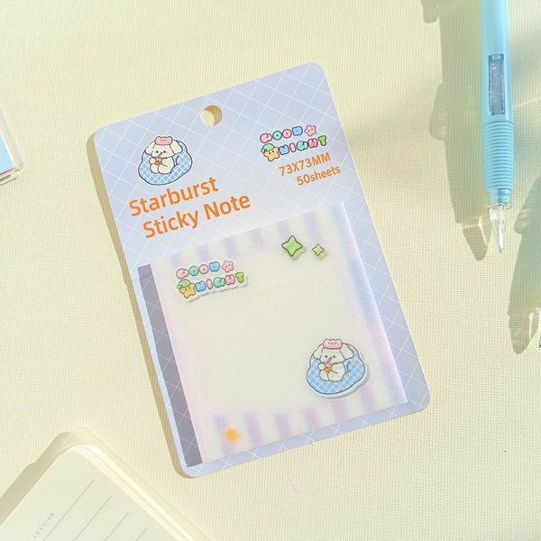 برگه یادداشت فانتزی شفاف کد 113