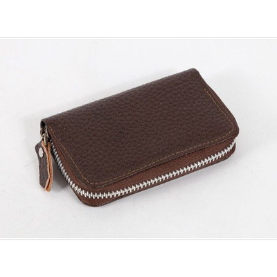 کیف پول جاکارتی چرم شسته آکاردئونی جادار