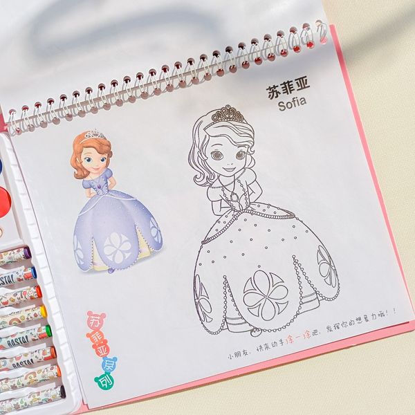دفتر رنگ آمیزی طرح پرنسس سوفیا