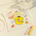 پوشه زیپ دار شفاف طرح کرومی