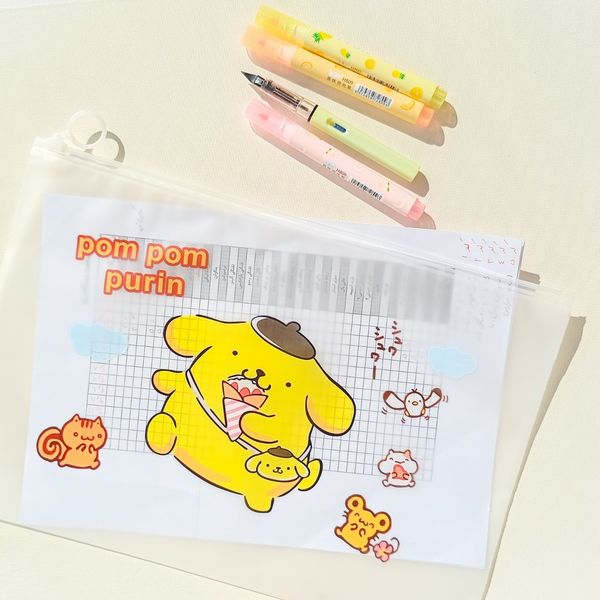 پوشه زیپ دار شفاف طرح کرومی