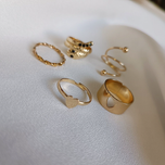 پک انگشتر پنج تایی ست قلب