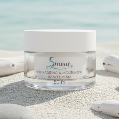 کرم دست Smous | مرطوب کننده و خنثی کننده (50 میل) برای لطافت پایدار