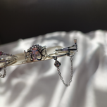 پک انگشتر جواهری وینتیج نگین صورتی