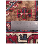 فرش دستباف سایز ذرع و نیم (تمام پشم یلمه طرح خاص با نقشه پنج قاب) کد 6168