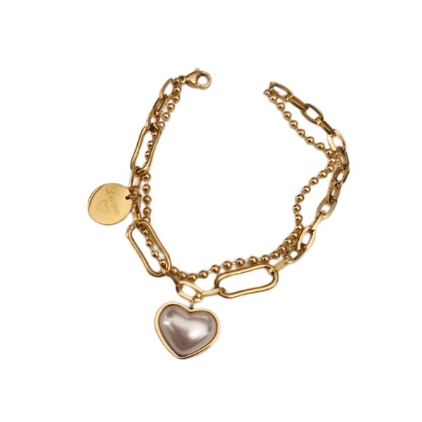 دستبندقلب و مروارید