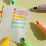 پک 6 تایی هایلایتر مینی مدل خرس مهربون