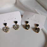 گوشواره جواهری قلب