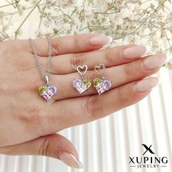 نیمست قلب کریستالی از برند ژوپینگ