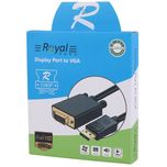 کابل تبدیل Display به VGA رویال Royal طول 3 متر