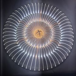 لامپ دست ساز خورشیدی 3لاین 60سانتی بزرگ