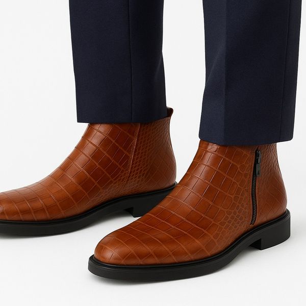 نیم بوت مردانه مدل روزبه