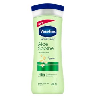 لوسیون بدن وازلین مدل Aloe Soothe حجم 400 میلی لیتر