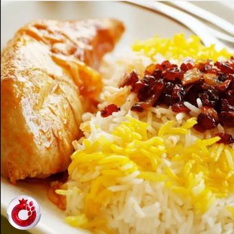 زرشک پلو با مرغ پرسنلی