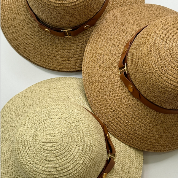 کلاه ساحلی بند چرمی به قیمت خرید (ایراد جزئی)