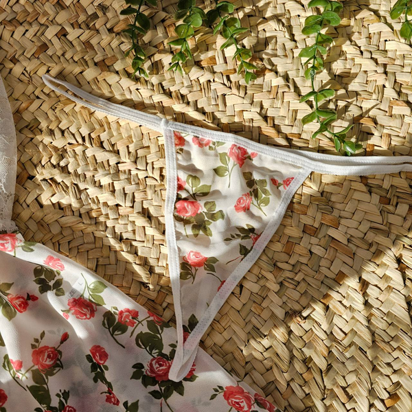 لباس خواب فنردار گلدار کد3202