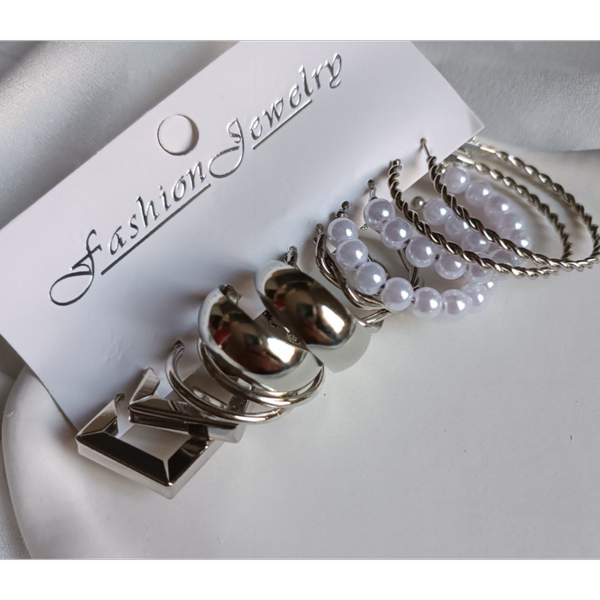 پک گوشواره مروارید سیلور