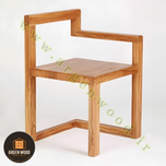 ست دونفره صندلی و عسلی چوبی بالکنی و فضای بازمدرن و خاص طرح پارال